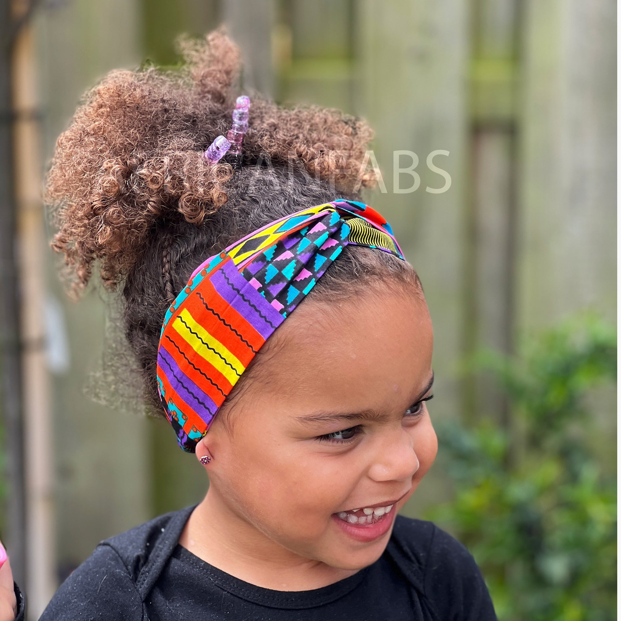 Bandeau africain noeud headband imprimé