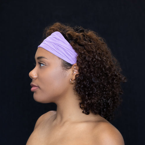 Bandeau violet - Tissu extensible - Yoga / Sports / Décontracté - Unisex Adultes