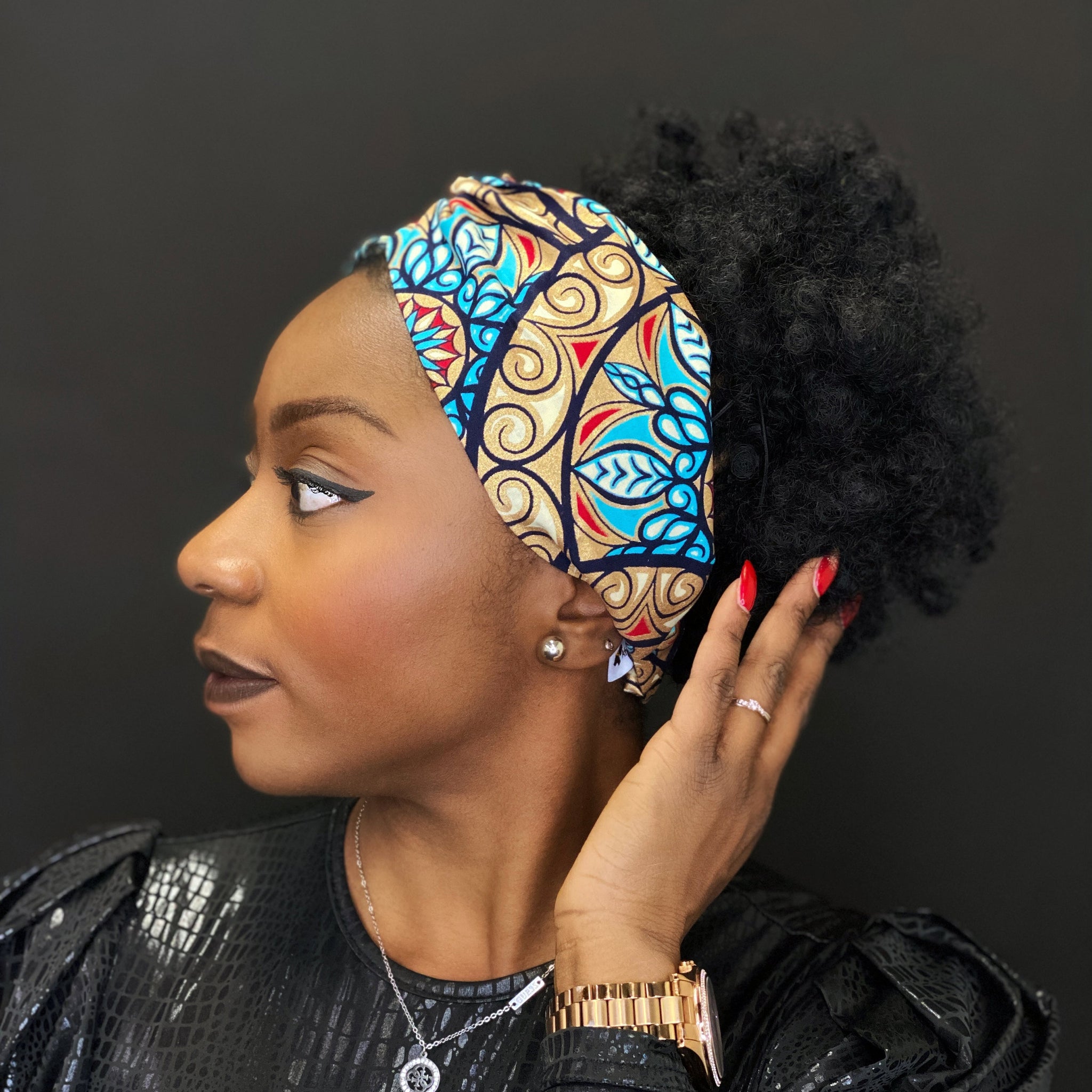 Noir Bandeau - Adultes - Accessoires pour cheveux – AfricanFabs