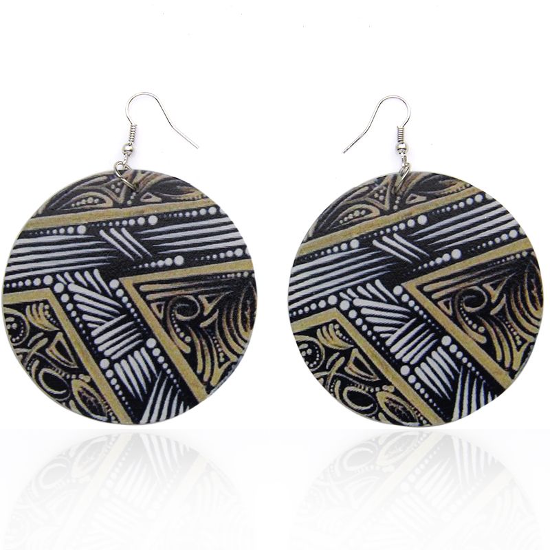 Tribal painting | Boucles d'oreilles africaines